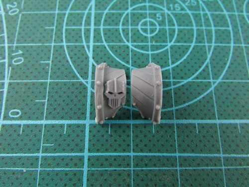 CATAPHRACTII TERMINATOR SHOULDER PADS - IRON WARRIORS bits