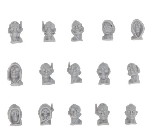 Necromunda Delaque Heads Upgrade Set