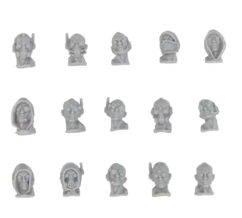Necromunda Delaque Heads Upgrade Set
