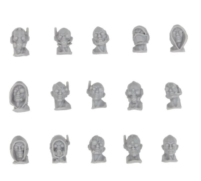 Necromunda Delaque Heads Upgrade Set