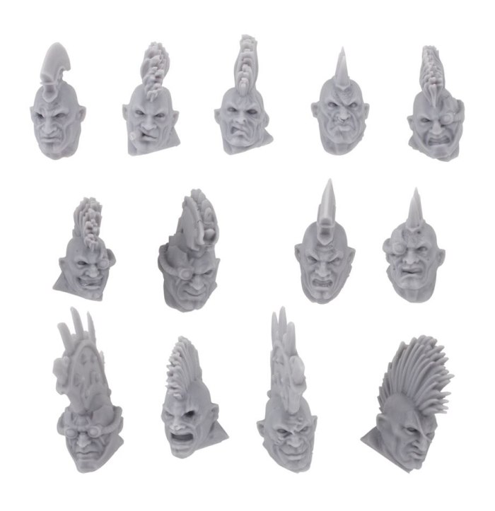 Necromunda Goliath Heads Upgrade Set