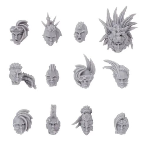 Necromunda Escher Head Upgrade Set