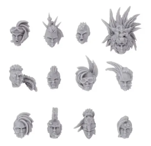 Necromunda Escher Head Upgrade Set