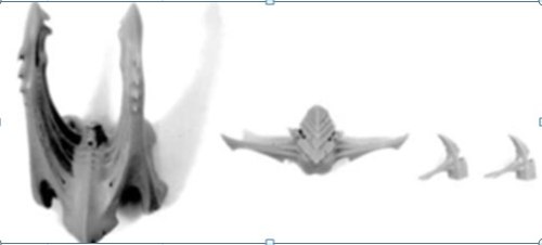 Tyranids CARNIFEX RAM CARAPACE AND SCYTHE TAIL