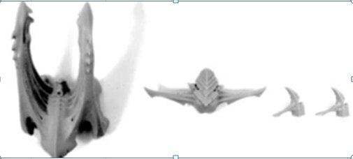 Tyranids CARNIFEX RAM CARAPACE AND SCYTHE TAIL