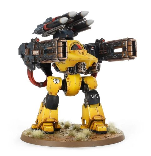 Deredeo Pattern Dreadnought with Boreas Air Defence Missiles and Volkite Falconet Battery