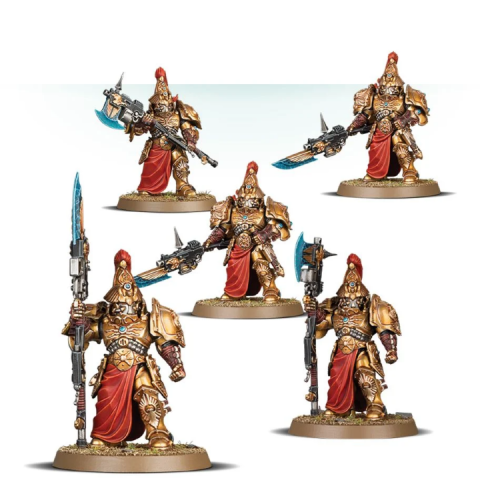 Adeptus Custodes   Custodian Wardens Shield-Captain / Custodian Wardens Vexilus Praetor / Custodian Wardens