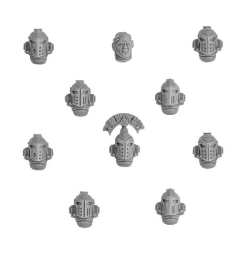 Ultramarines MkIV Praetorian Heads Upgrade Set