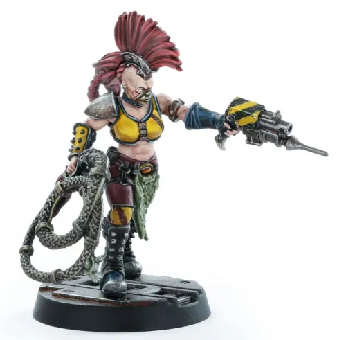 Necromunda Escher Champion with Shock Whip