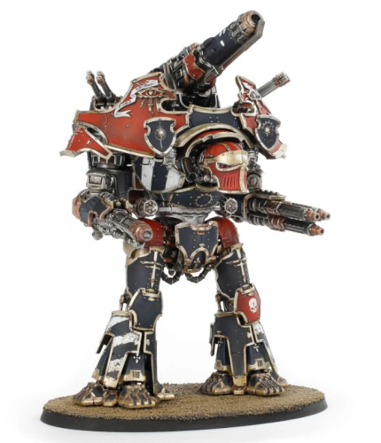 Adeptus Titanicus Warbringer Nemesis Titan with Quake Cannon, Volcano Cannon and Laser Blaster