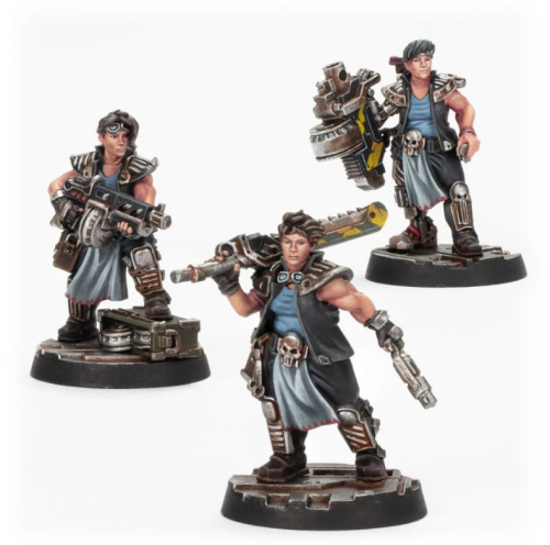 Necromunda Orlock Champion and Gangers
