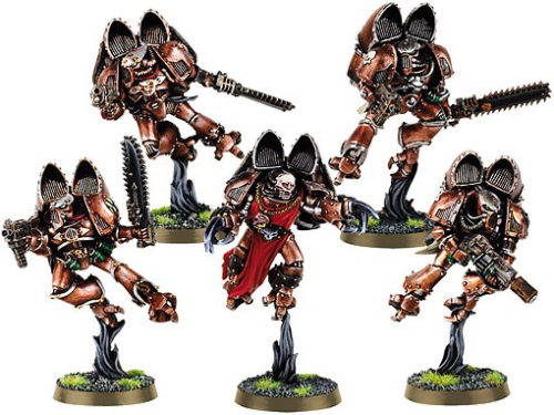 Chaos Space Marine Raptors   ( Resin material  )