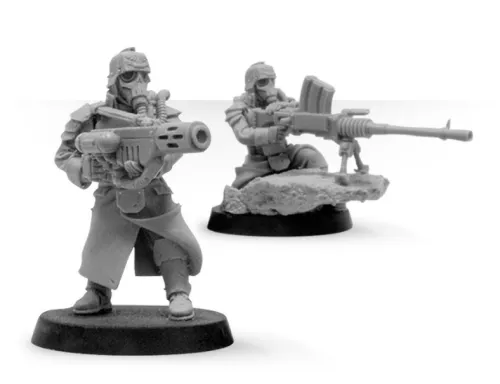 Death Korps of Krieg Grenadier Heavy Stubber and Meltagun