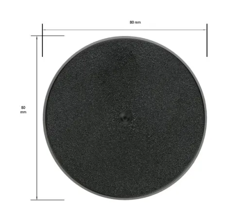 80mm Round Circle Base