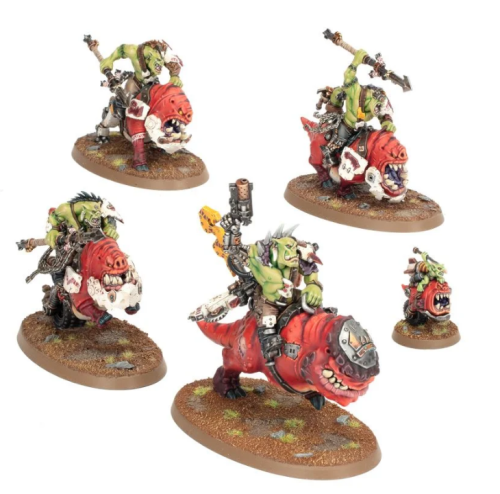Ork   Squighog Boyz /  Nob on Smasha Squig