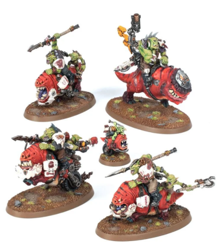 Ork   Squighog Boyz /  Nob on Smasha Squig