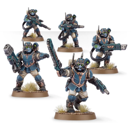 Astra Militarum   Militarum Tempestus Scions / Militarum Tempestus Scions Command Squad