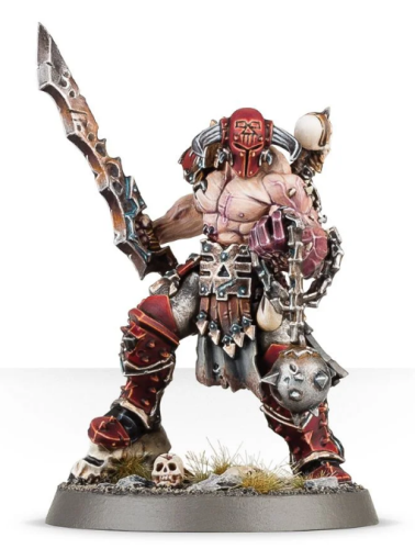 Slaughterpriest with Hackblade and Wrath-hammer
