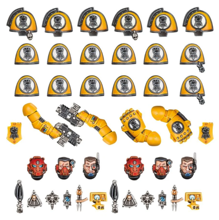Imperial Fists Primaris Upgrades and Transfers