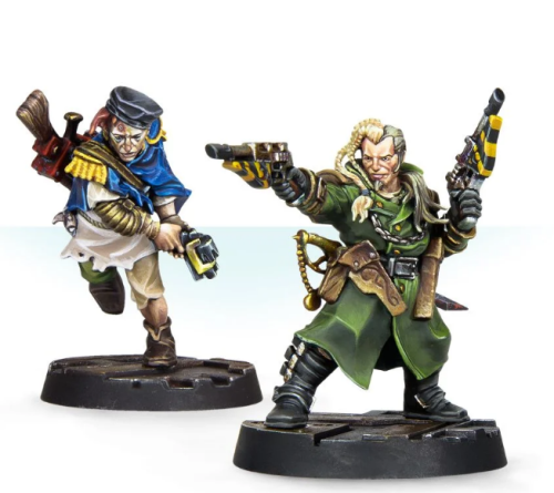 Necromunda   Kal Jericho and Scabs