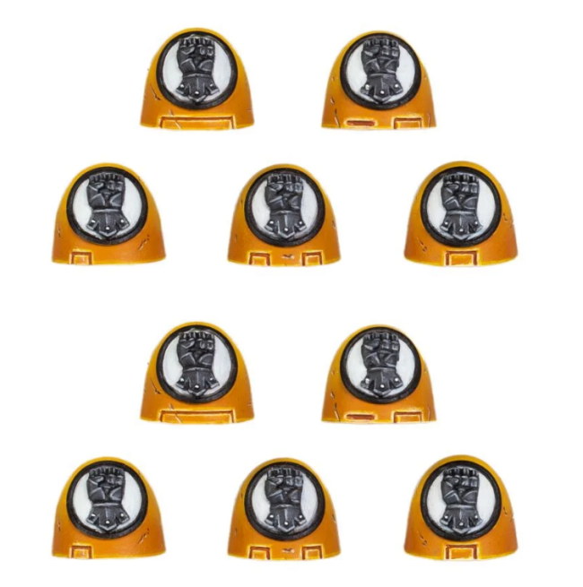 Imperial Fists MKVI Shoulder Pads