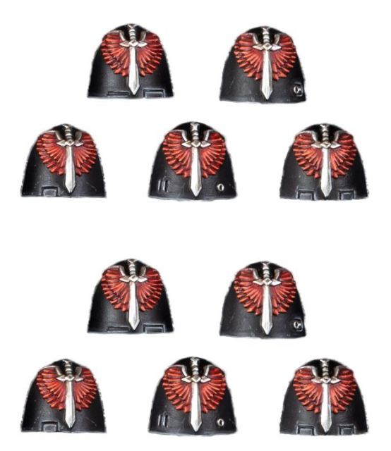 Dark Angels MKVI Shoulder Pads