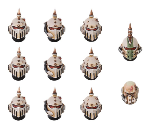 Death Guard MKVI Heads