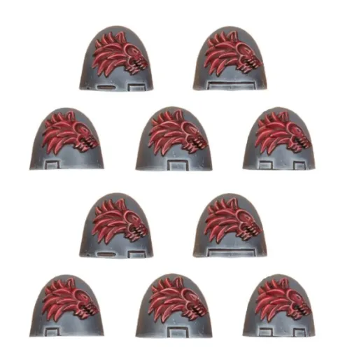Space Wolves MKVI Shoulder Pads