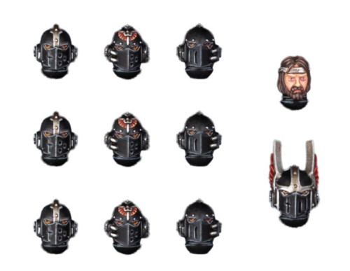 Dark Angels MKVI Heads
