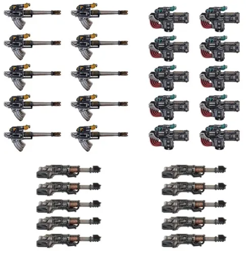 Heavy Weapons Upgrade Set – Volkite Culverins, Lascannons, and Autocannons