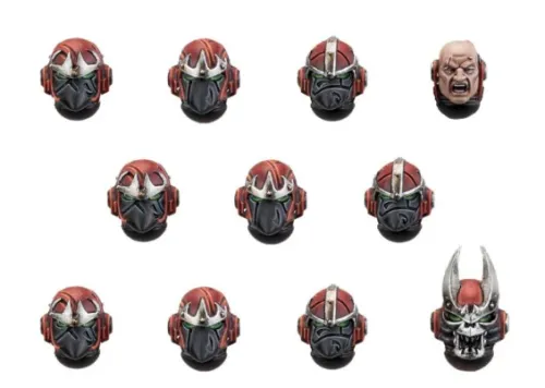Word Bearers MKVI Heads