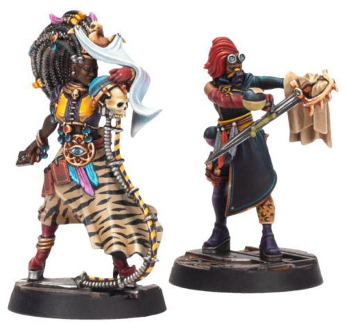 Necromunda      Escher Shivver & Apprentice Clan Chymist