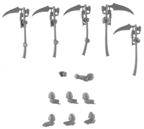 Death Guard Deathshroud Power Scythes