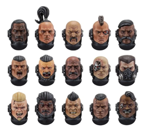 Legiones Astartes – Character Heads Upgrade Set 2