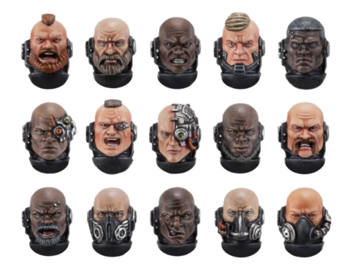 Legiones Astartes – Character Heads Upgrade Set 1