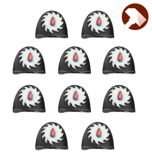 Flesh Tearers Shoulder Pads