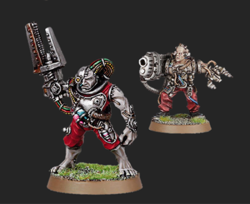 Grey Knights Servitors with Plasma Cannon