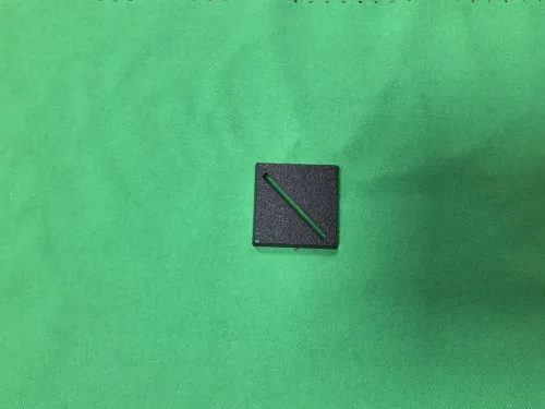 25mm x 25mm Square Slot 2 Base