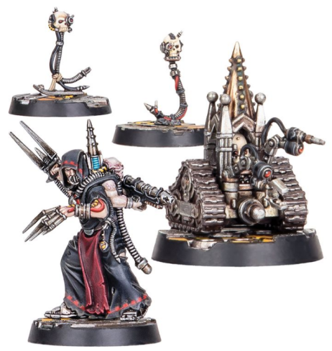 Necromunda      Heretek and Servo-skulls