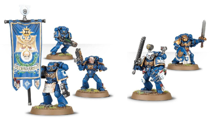 Space Marines Command Squad
