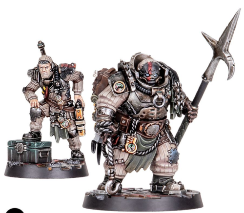 Necromunda    Madryc Helbane and Lugrun