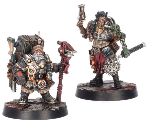 Necromunda    Abyssal Ferryman Hagthor Jarlun and Aster Felsturn