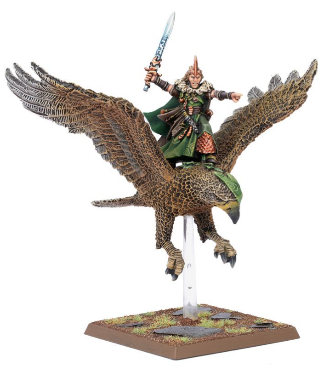 Wood Elf Realms Wood Elf Noble on Great Eagle