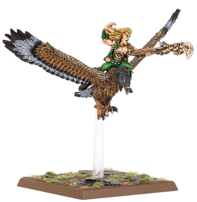 Wood Elf Realms Wood Elf Mage on Warhawk