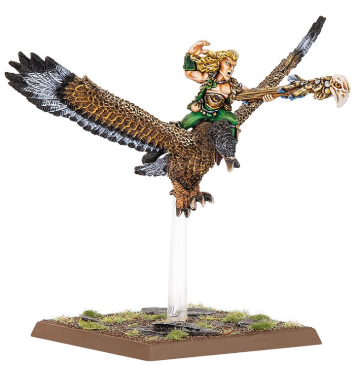 Wood Elf Realms Wood Elf Mage on Warhawk