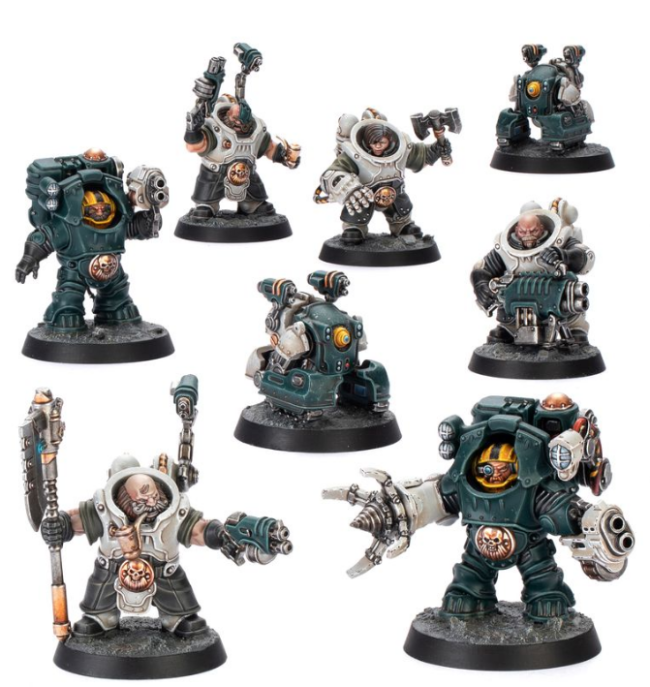 Necromunda      Ironhead Squat Charter Masters and Drill Masters