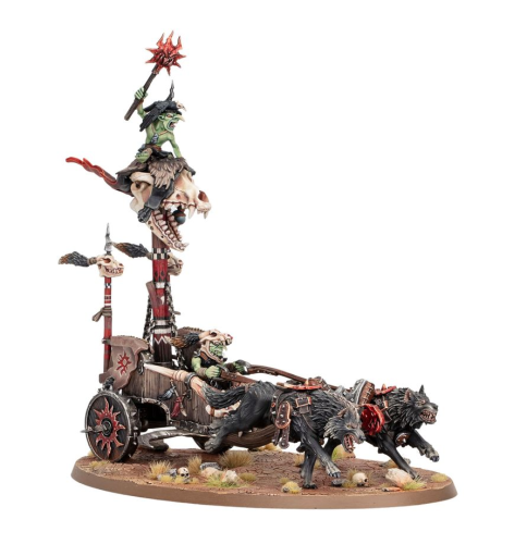 Gloomspite Gitz Snarlboss on War-Wheela / Frazzlegit Shaman on War-Wheela