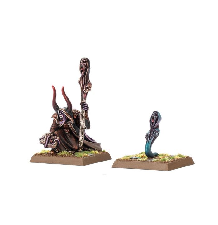 Warriors of Chaos Chaos Sorcerer with Lore Familiar