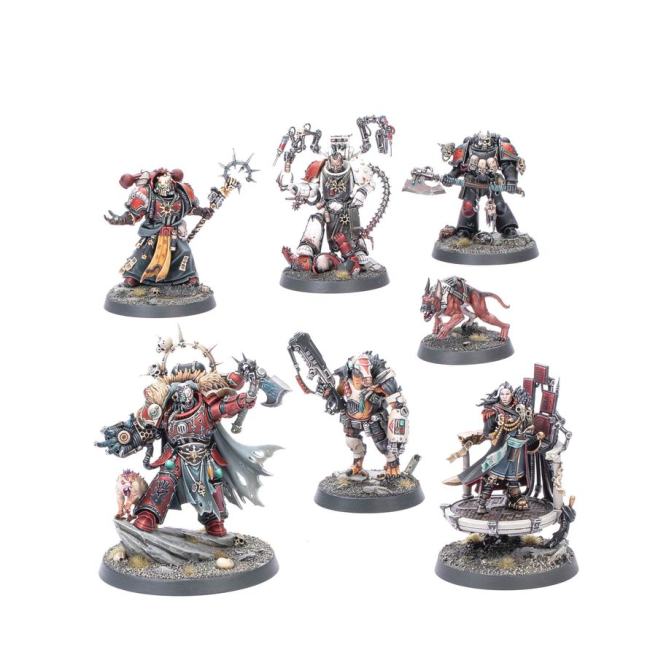 Chaos Space Marines Huron Blackheart and the Masters of the Maelstrom