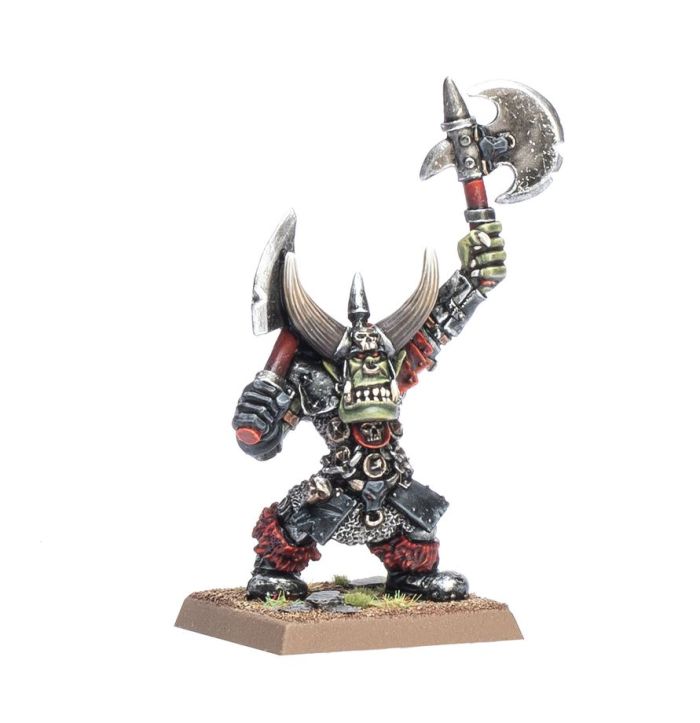 Orc and Goblin Tribes Classic Black Orc Bigboss (RESIN)